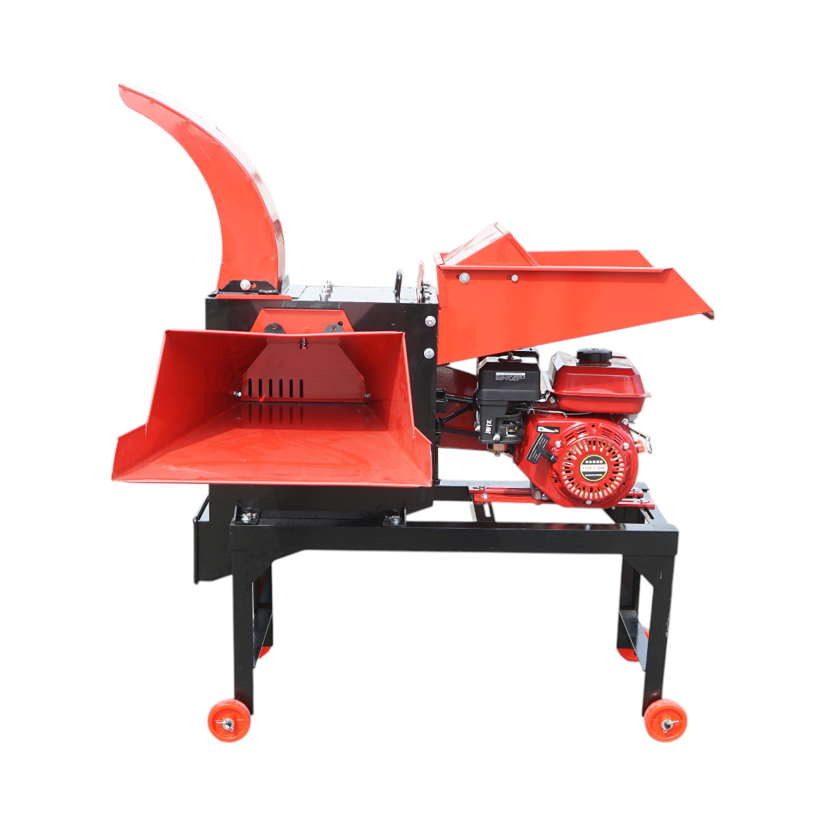 Tocator furaje pe benzina 7.5CP, 215cc, capacitate 1500 kg/h, pornire sfoara, 3 site incluse THOR - imagine 2