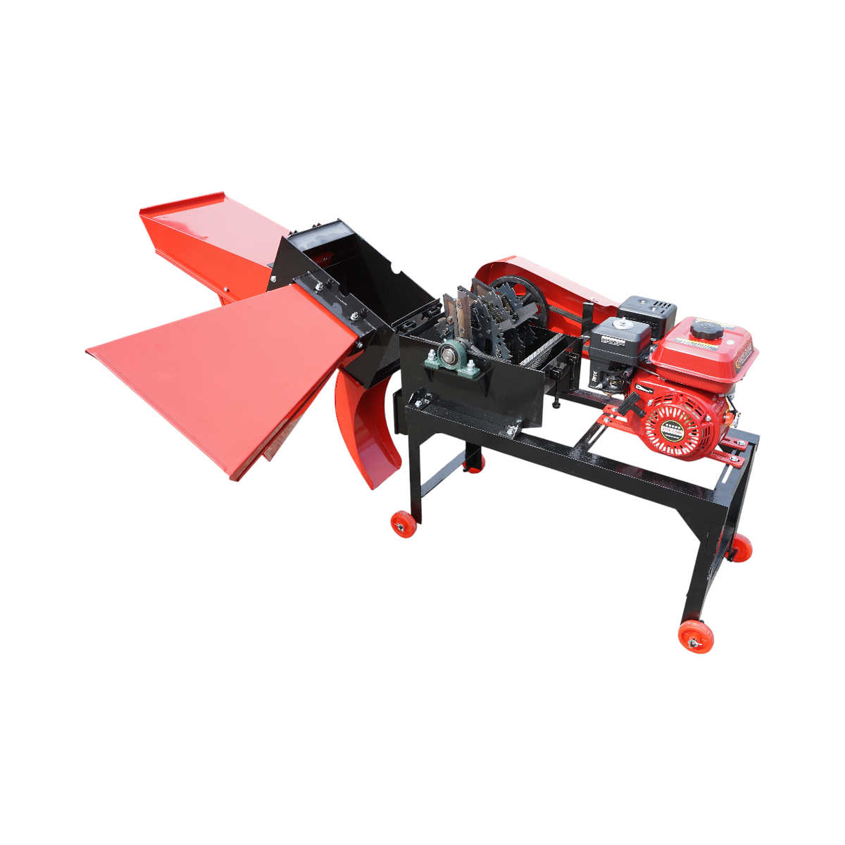 Tocator furaje pe benzina 7.5CP, 215cc, capacitate 1500 kg/h, pornire sfoara, 3 site incluse THOR - imagine 6