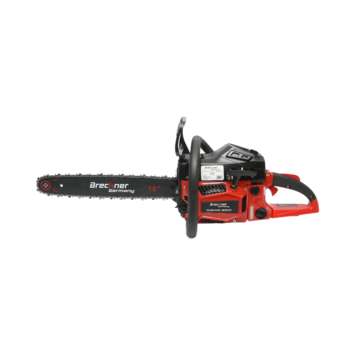 Drujba pe benzina profesionala 2 timpi 58cc, 3.3CP, 8500rpm, lama 18 inch (450mm) Breckner Germany