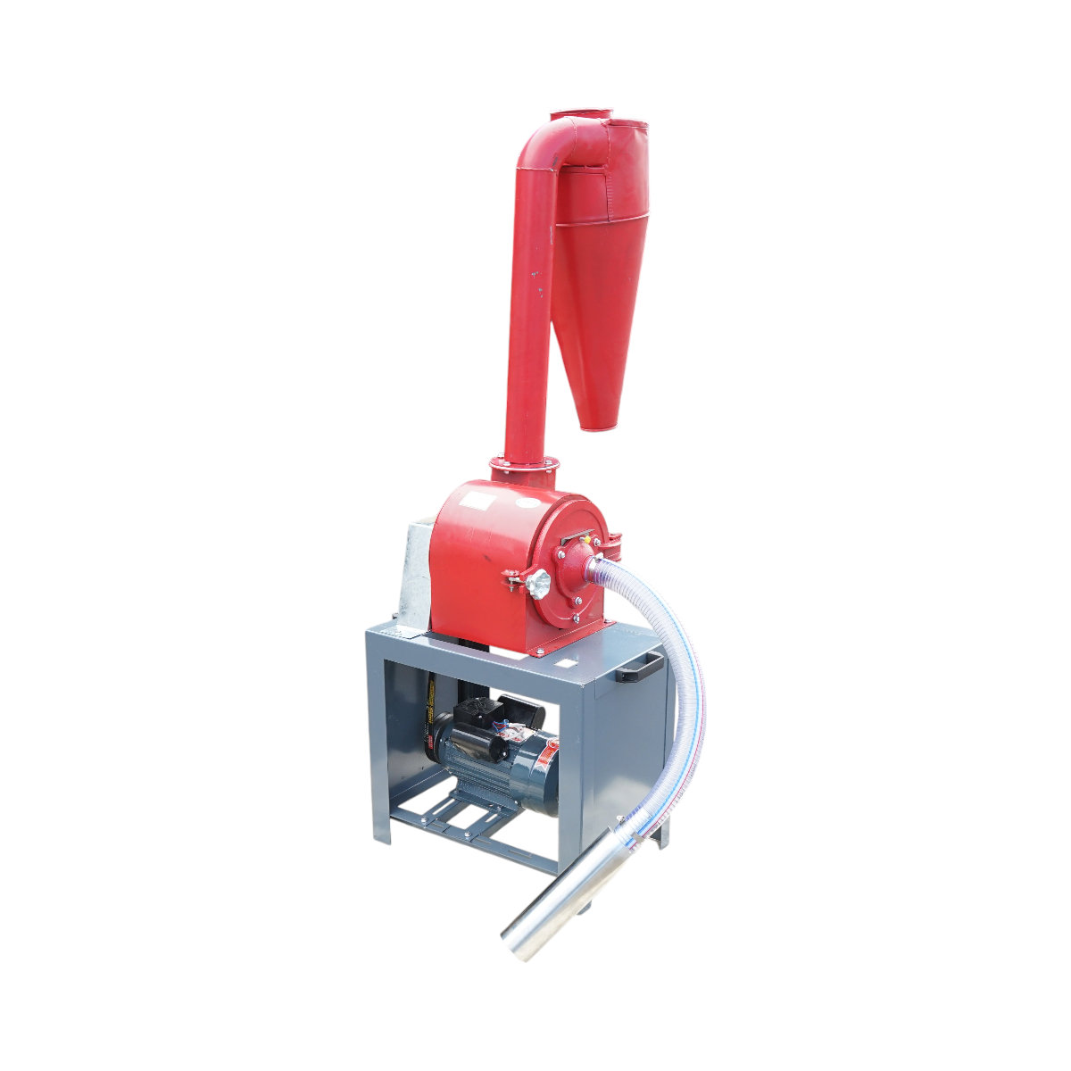 Moara cereale electrica cu aspiratie si ciclon 3kW, 220V, capacitate 400 kg/h, 3 site incluse THOR - imagine 2
