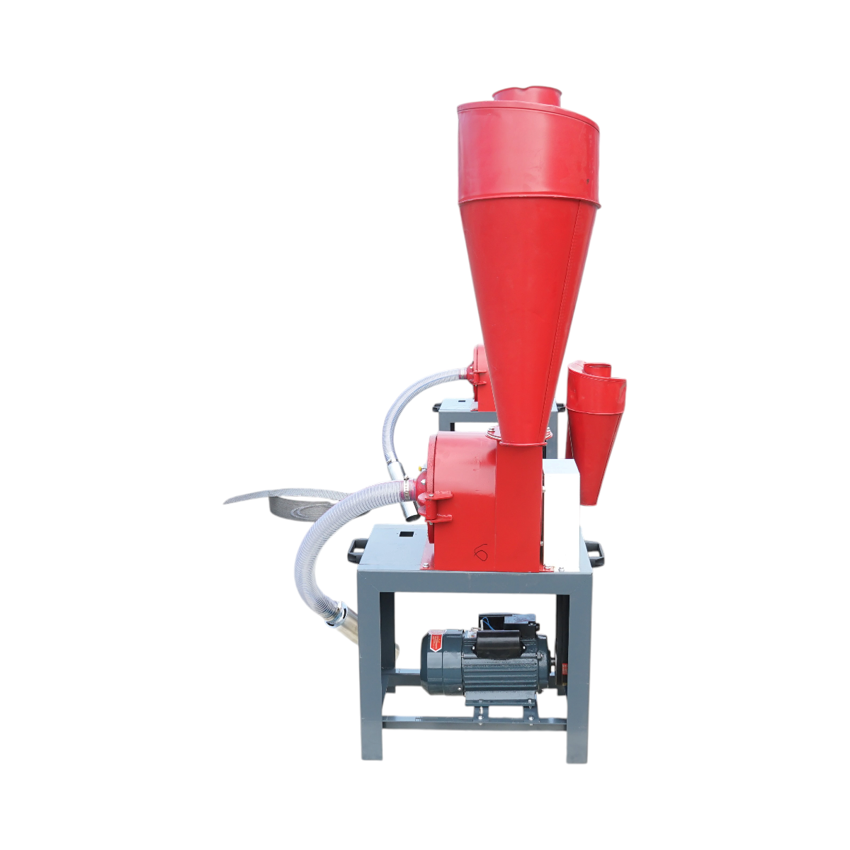 Moara cereale electrica cu aspiratie si ciclon 3kW, 220V, capacitate 400 kg/h, 3 site incluse THOR - imagine 6