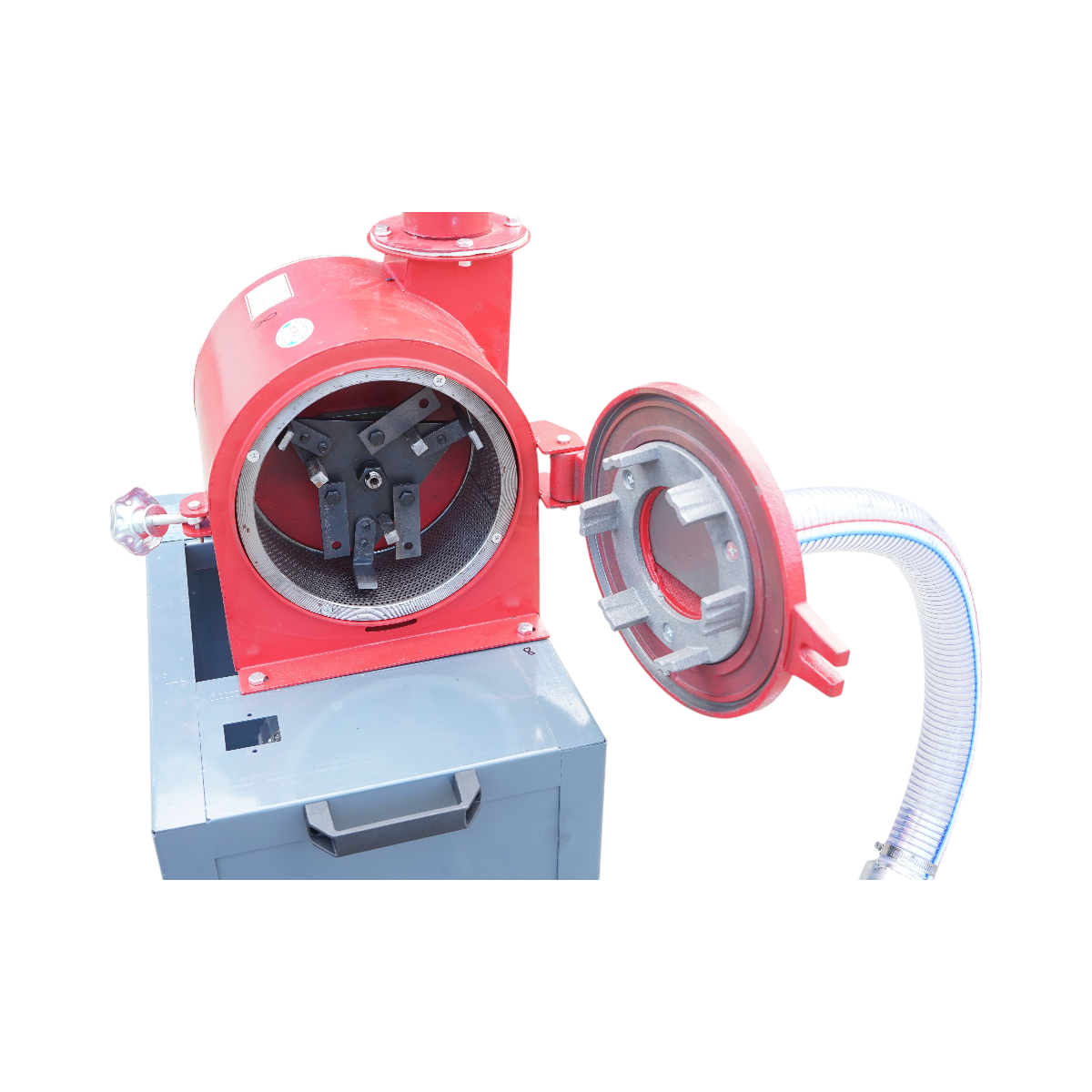 Moara cereale electrica cu aspiratie si ciclon 4.5kW, 380V, capacitate 600 kg/h, 3 site incluse THOR - imagine 7