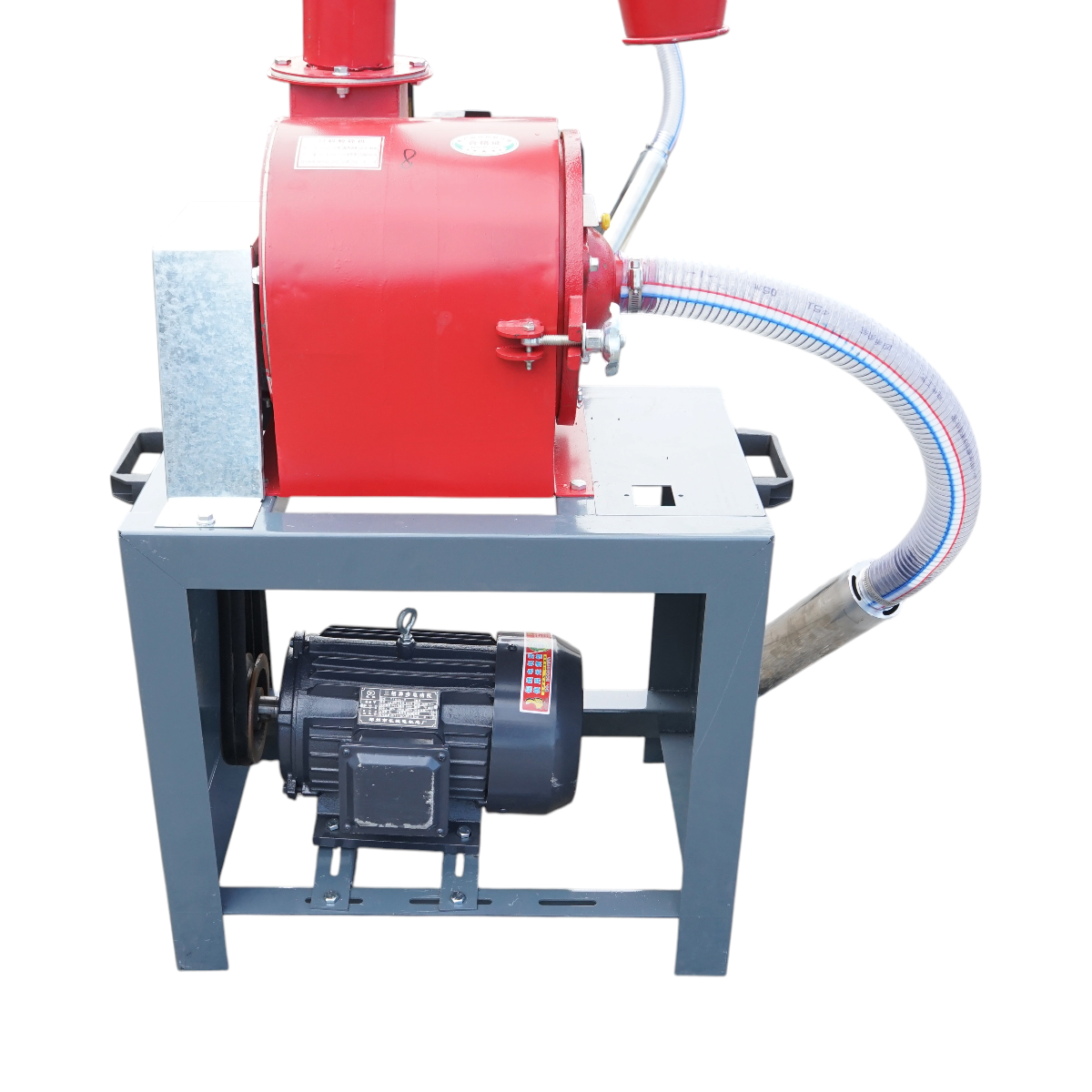 Moara cereale electrica cu aspiratie si ciclon 4.5kW, 380V, capacitate 600 kg/h, 3 site incluse THOR - imagine 6