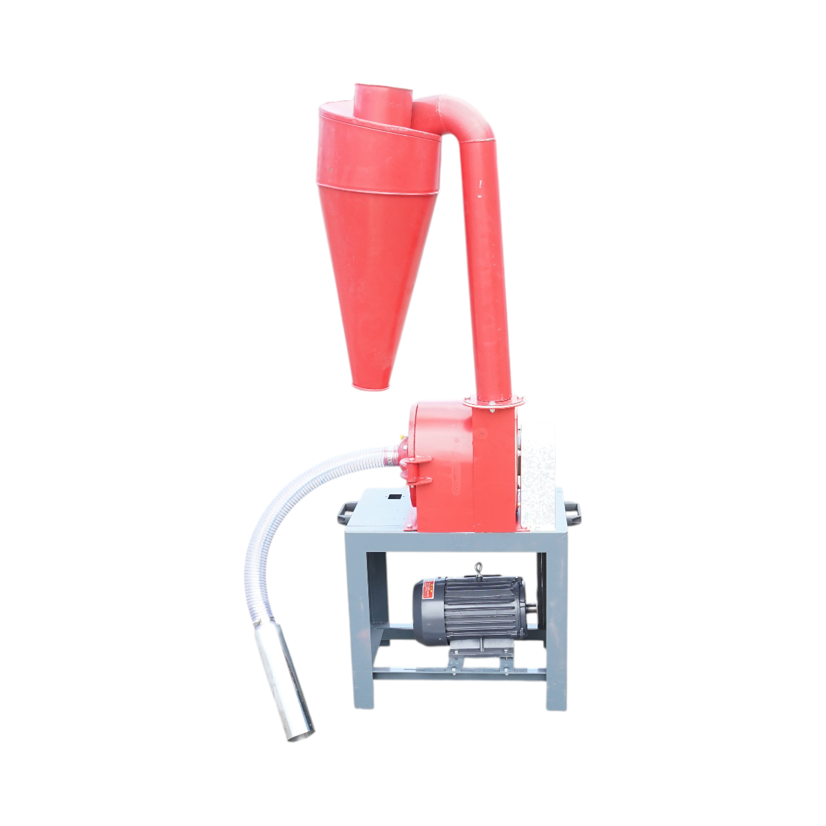 Moara cereale electrica cu aspiratie si ciclon 4.5kW, 380V, capacitate 600 kg/h, 3 site incluse THOR - imagine 2