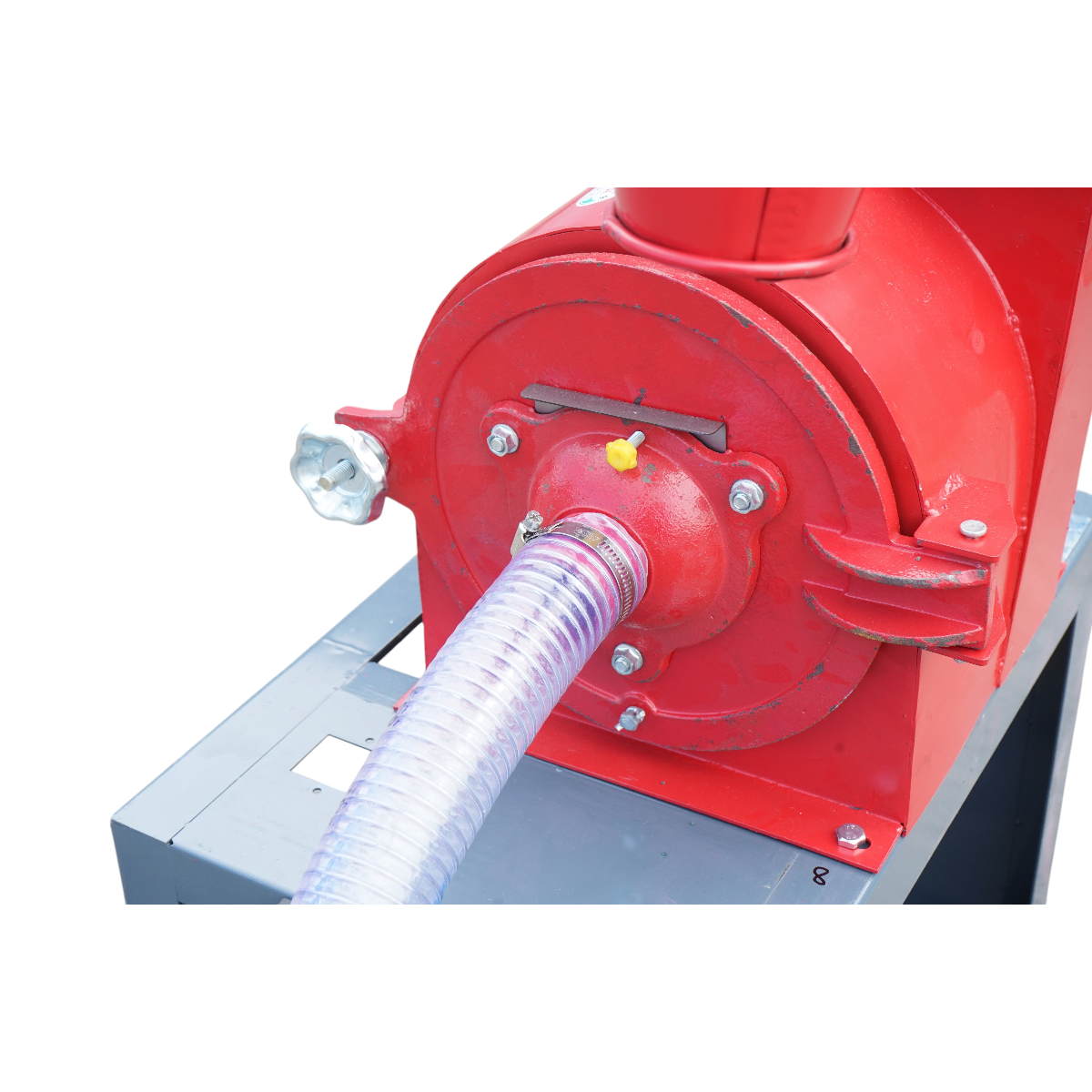 Moara cereale electrica cu aspiratie si ciclon 4.5kW, 380V, capacitate 600 kg/h, 3 site incluse THOR - imagine 9