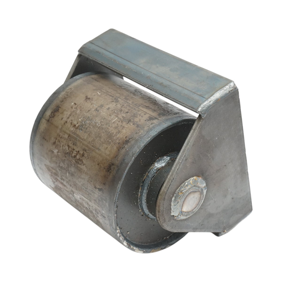 Rola rulare container basculabil 160x160mm, suport sudabil, otel brut - imagine 7