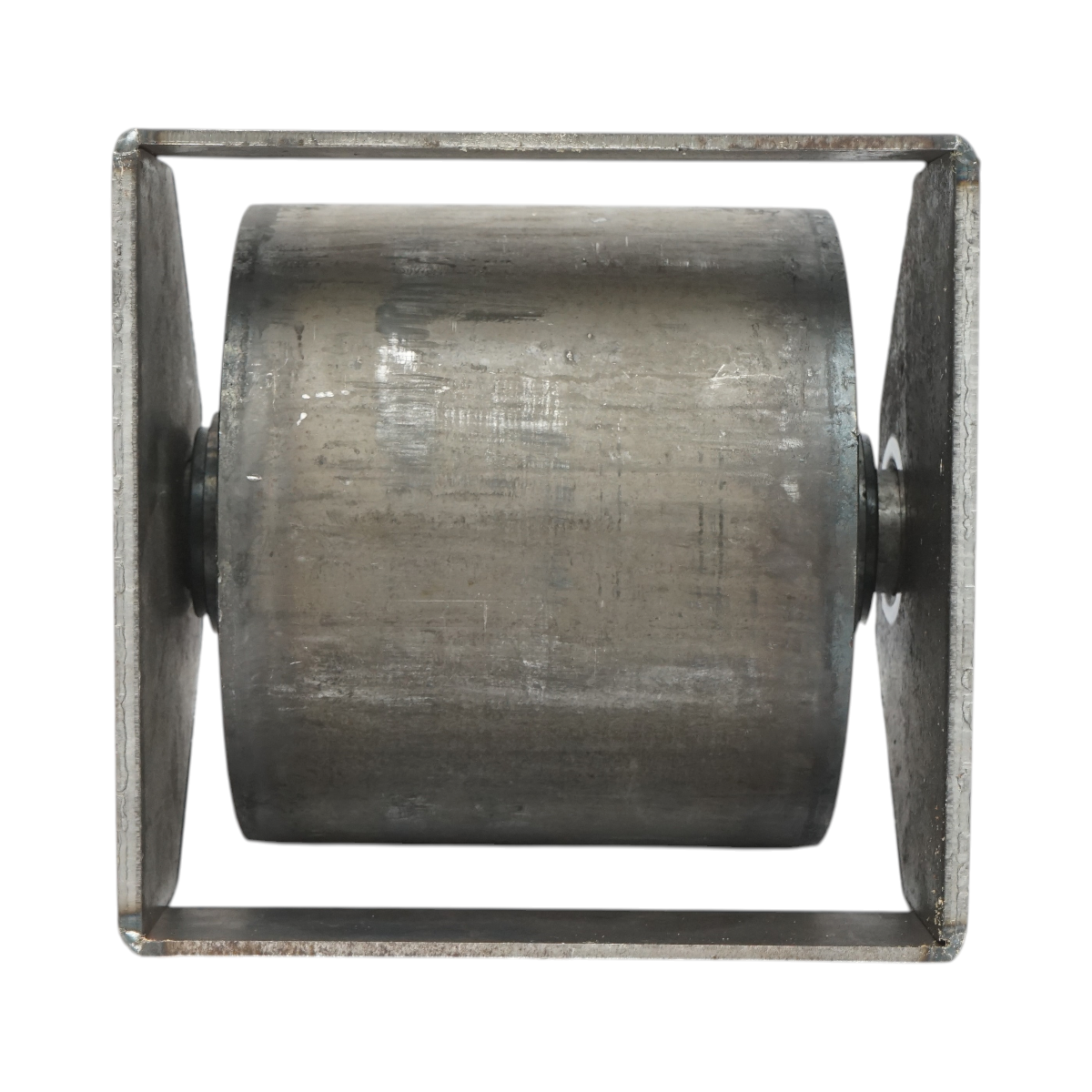 Rola rulare container basculabil 200x178mm, suport sudabil, otel brut - imagine 5