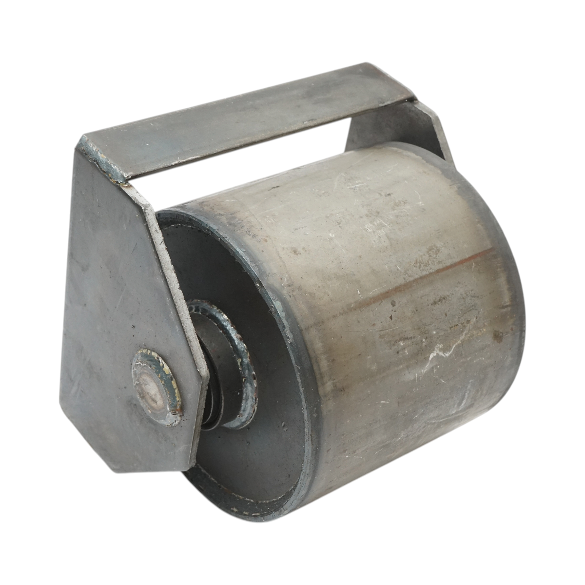 Rola rulare container basculabil 200x178mm, suport sudabil, otel brut - imagine 3