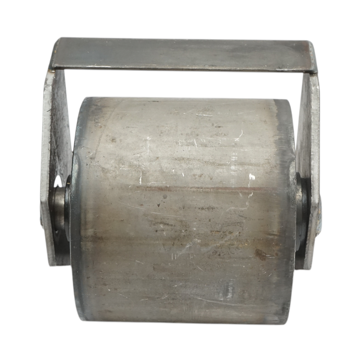 Rola rulare container basculabil 200x178mm, suport sudabil, otel brut - imagine 2