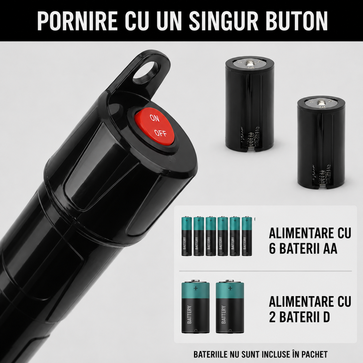 Pompa electrica transfer combustibil portabila cu baterii, debit 9 L/min, duza control flux, furtun flexibil 90cm - imagine 7