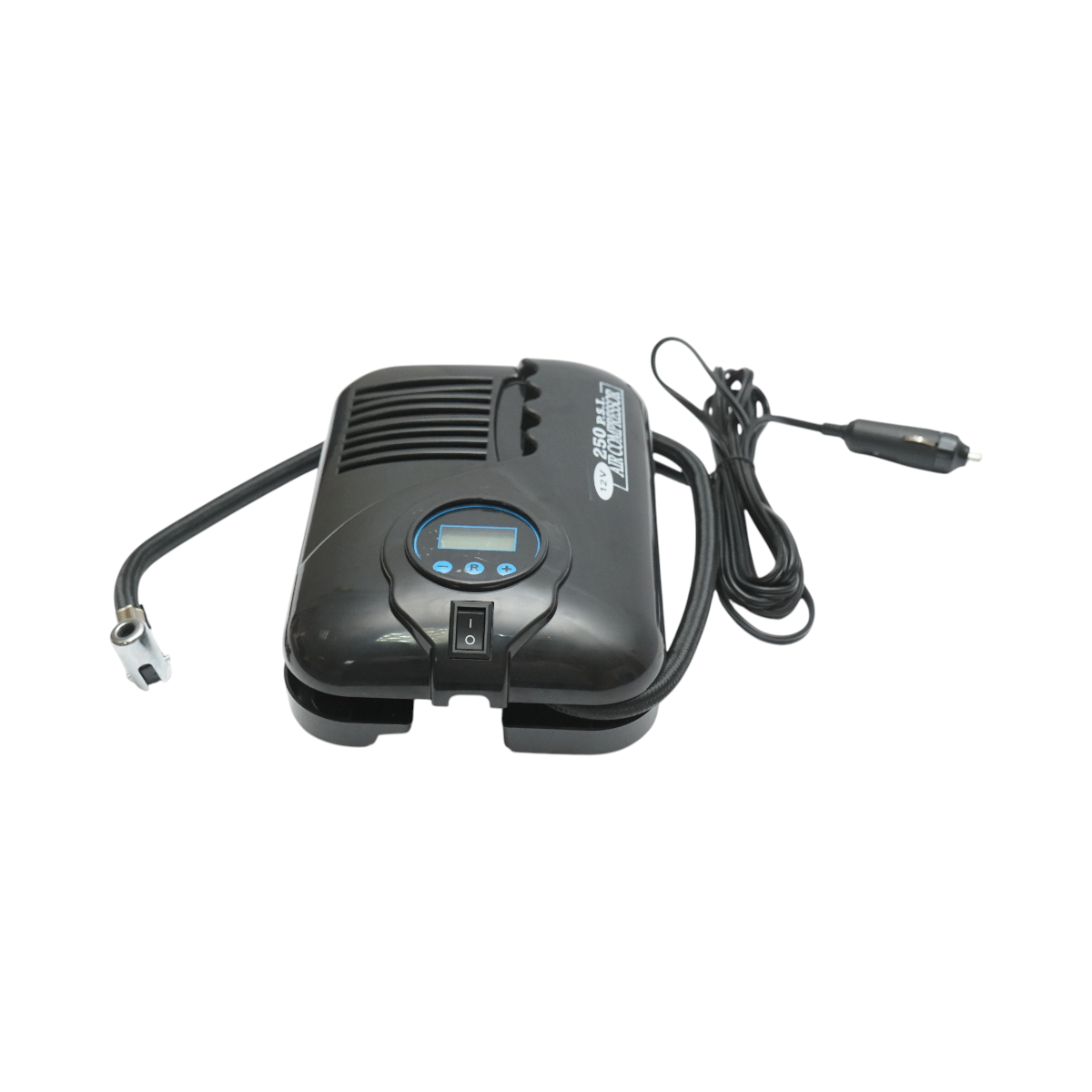 Compresor aer umflat roti digital 12V, 250PSI, oprire automata, cablu 2.8m, alimentare priza bricheta auto - imagine 3