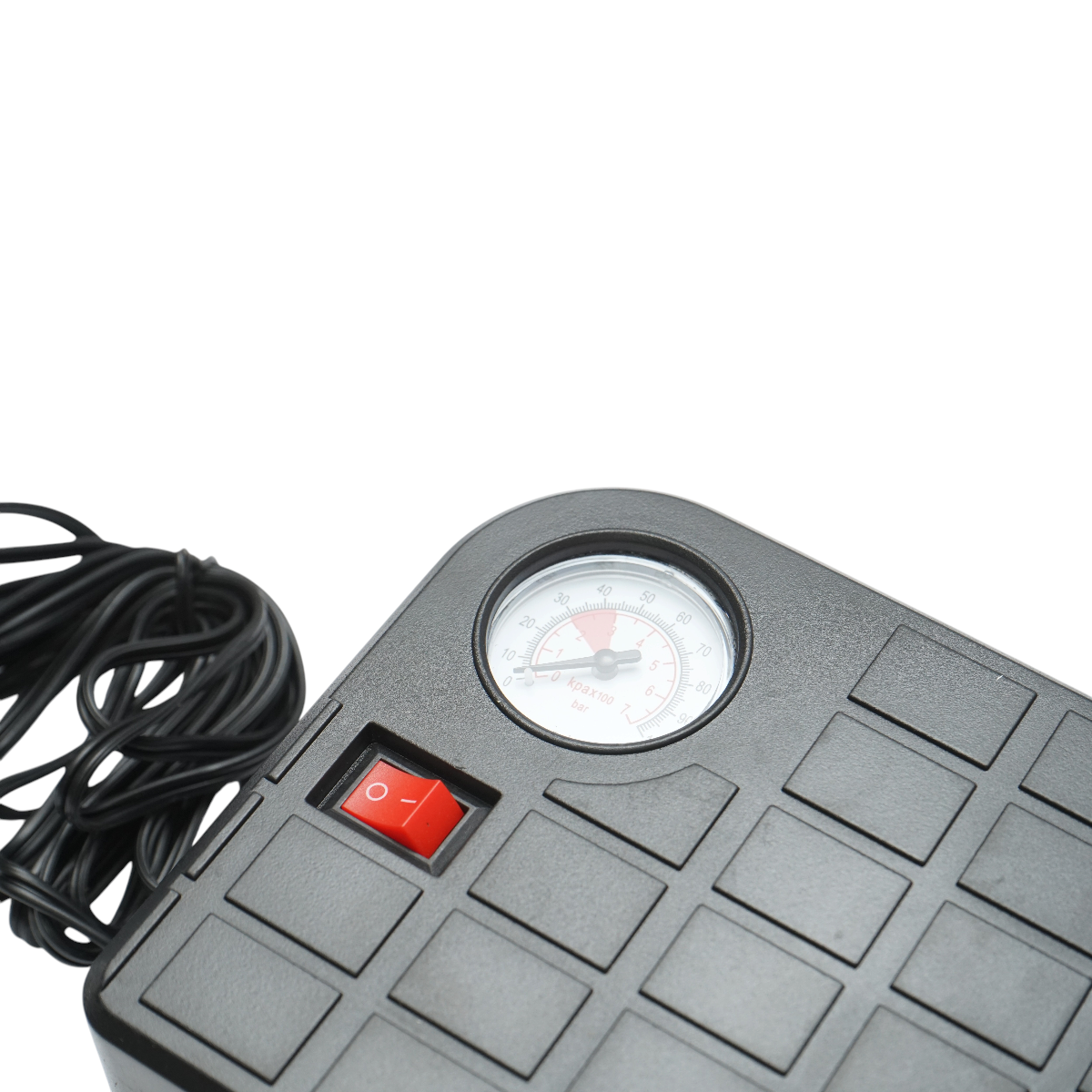Compresor aer umflat roti 12V, 100PSI, cablu 2.8m, alimentare priza bricheta auto - imagine 7
