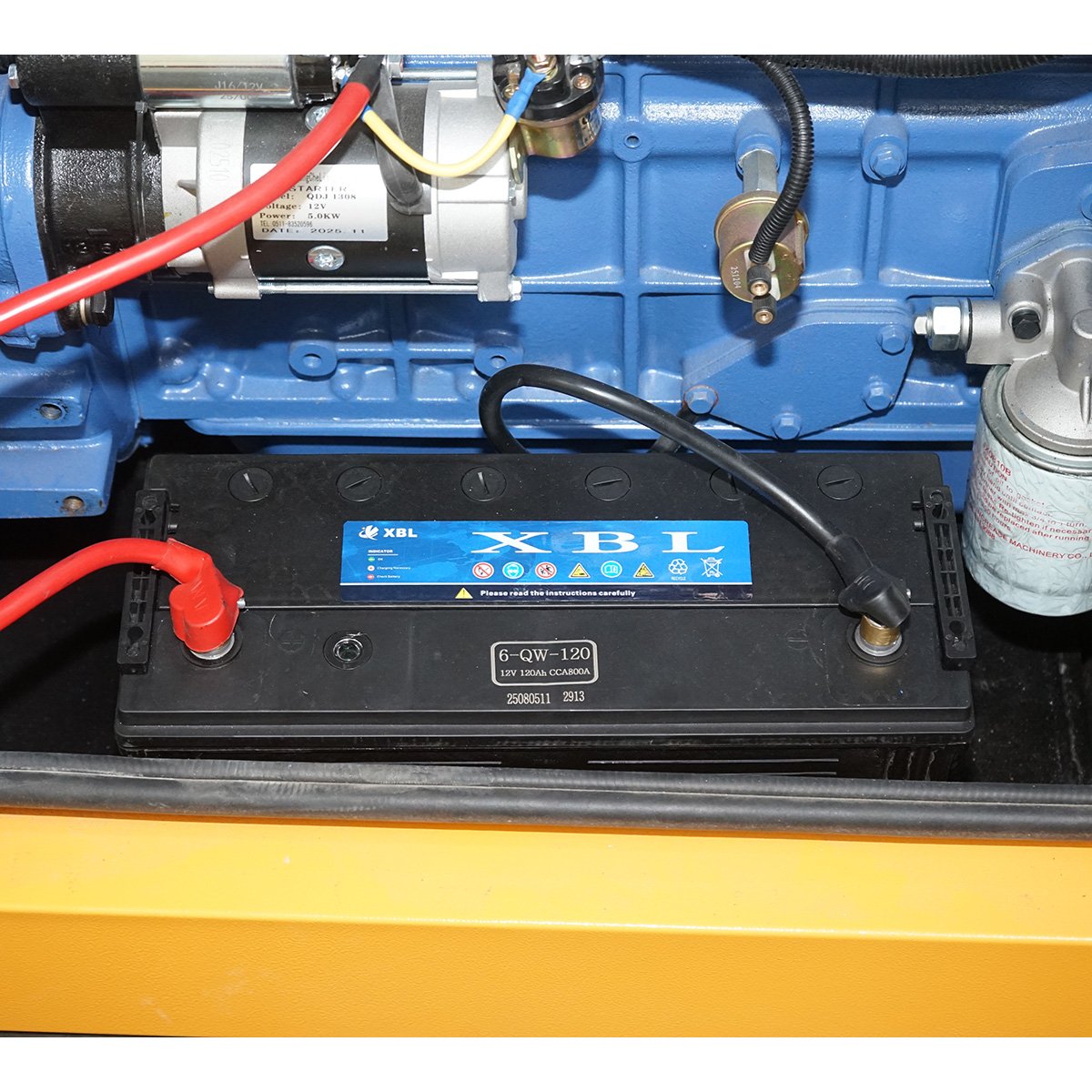 Generator electric trifazat insonorizat 27.5KVA, 230/400V, motor diesel Ricardo 30kW ZH4100D Breckner Germany - imagine 10