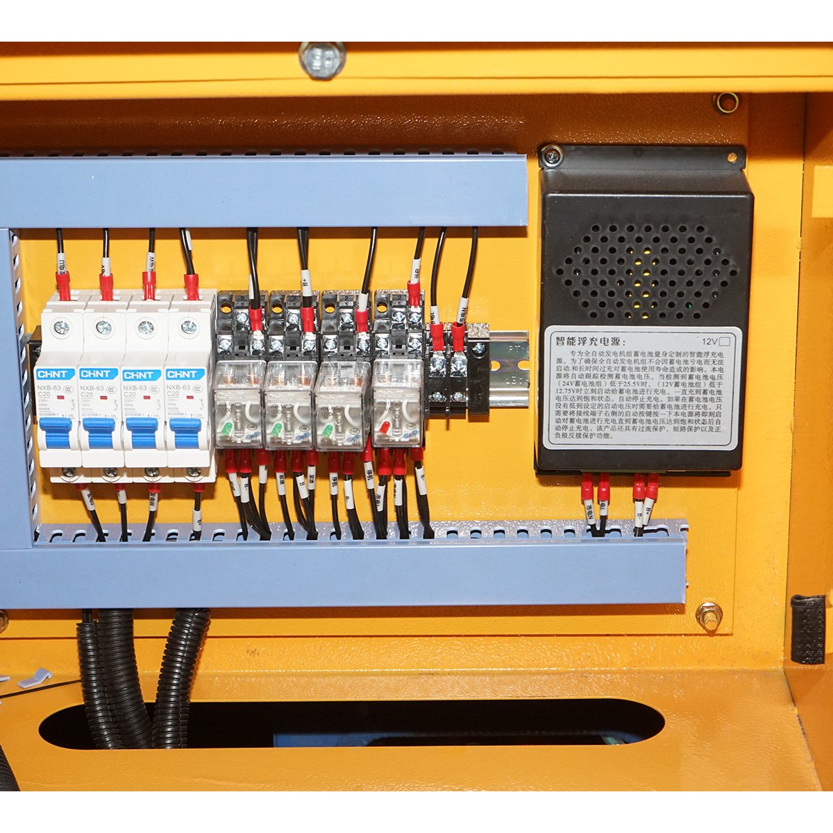 Generator electric trifazat insonorizat 27.5KVA, 230/400V, motor diesel Ricardo 30kW ZH4100D Breckner Germany - imagine 12