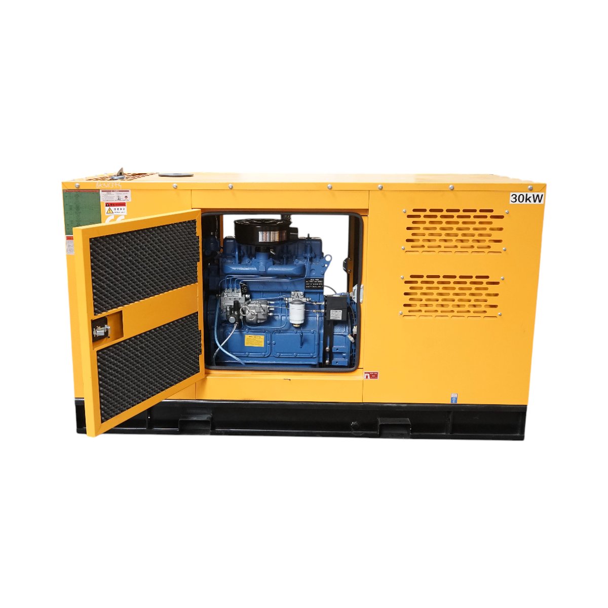 Generator electric trifazat insonorizat 27.5KVA, 230/400V, motor diesel Ricardo 30kW ZH4100D Breckner Germany - imagine 4