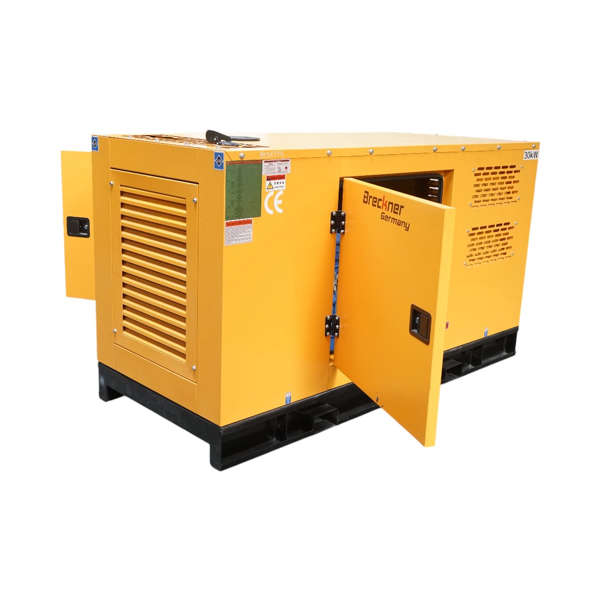 Generator electric trifazat insonorizat 27.5KVA, 230/400V, motor diesel Ricardo 30kW ZH4100D Breckner Germany - imagine 7