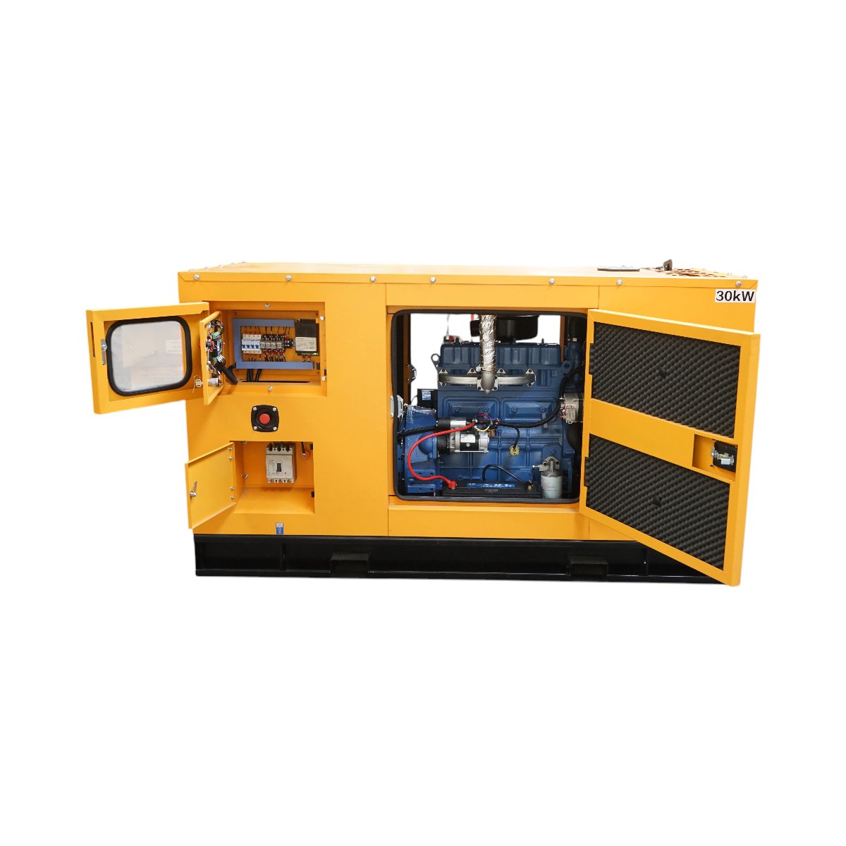 Generator electric trifazat insonorizat 27.5KVA, 230/400V, motor diesel Ricardo 30kW ZH4100D Breckner Germany - imagine 3