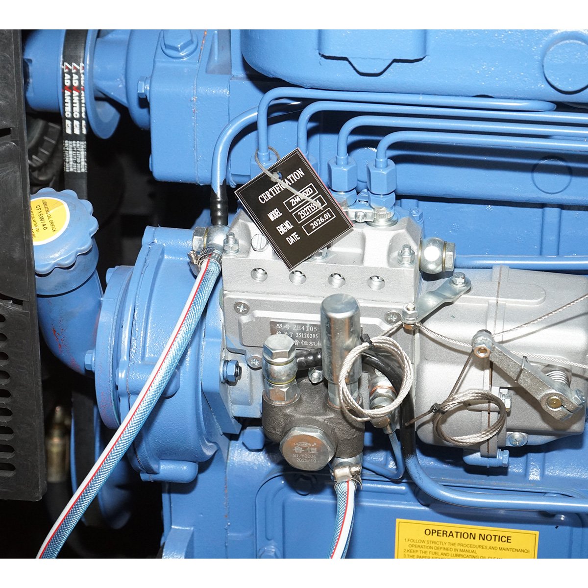 Generator electric trifazat insonorizat 50KVA, 230/400V, motor diesel Ricardo 56kW ZH4105ZD Breckner Germany - imagine 9