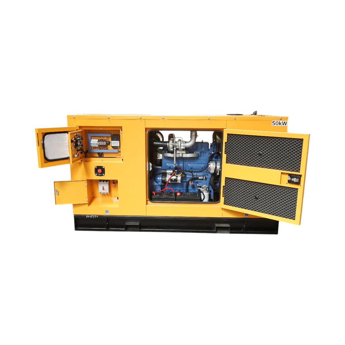 Generator electric trifazat insonorizat 50KVA, 230/400V, motor diesel Ricardo 56kW ZH4105ZD Breckner Germany - imagine 3