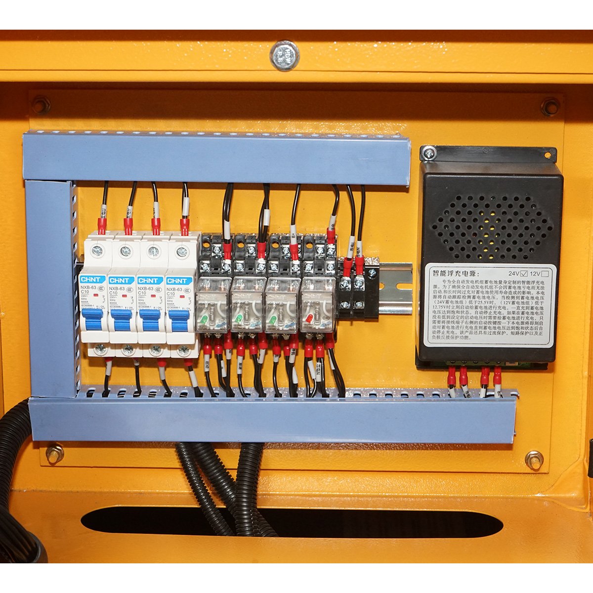 Generator electric trifazat insonorizat 50KVA, 230/400V, motor diesel Ricardo 56kW ZH4105ZD Breckner Germany - imagine 10