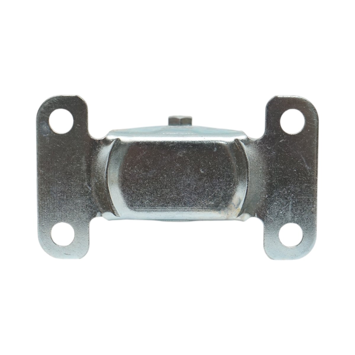 Roata fixa 65x19mm fara frana, cauciuc plin albastru, placa otel 100x59mm 35kg - imagine 7