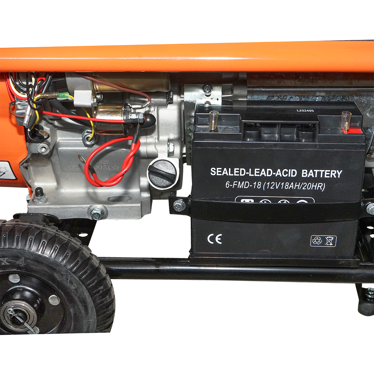 Generator electric pe benzina 220-380V 7.2KW 50Hz cu ATS si pornire electrica/manuala THOR - imagine 8