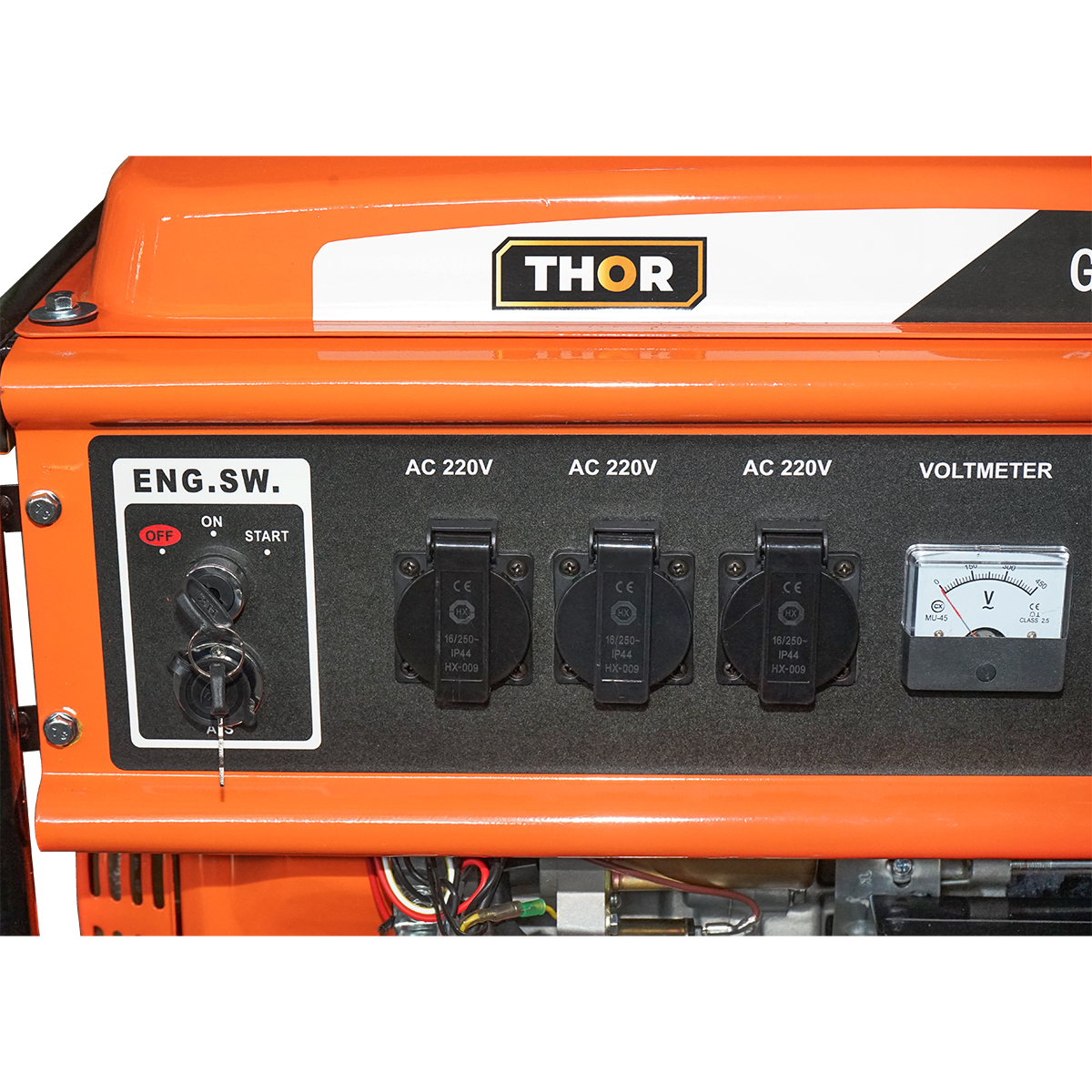 Generator electric pe benzina 220-380V 7.2KW 50Hz cu ATS si pornire electrica/manuala THOR - imagine 9