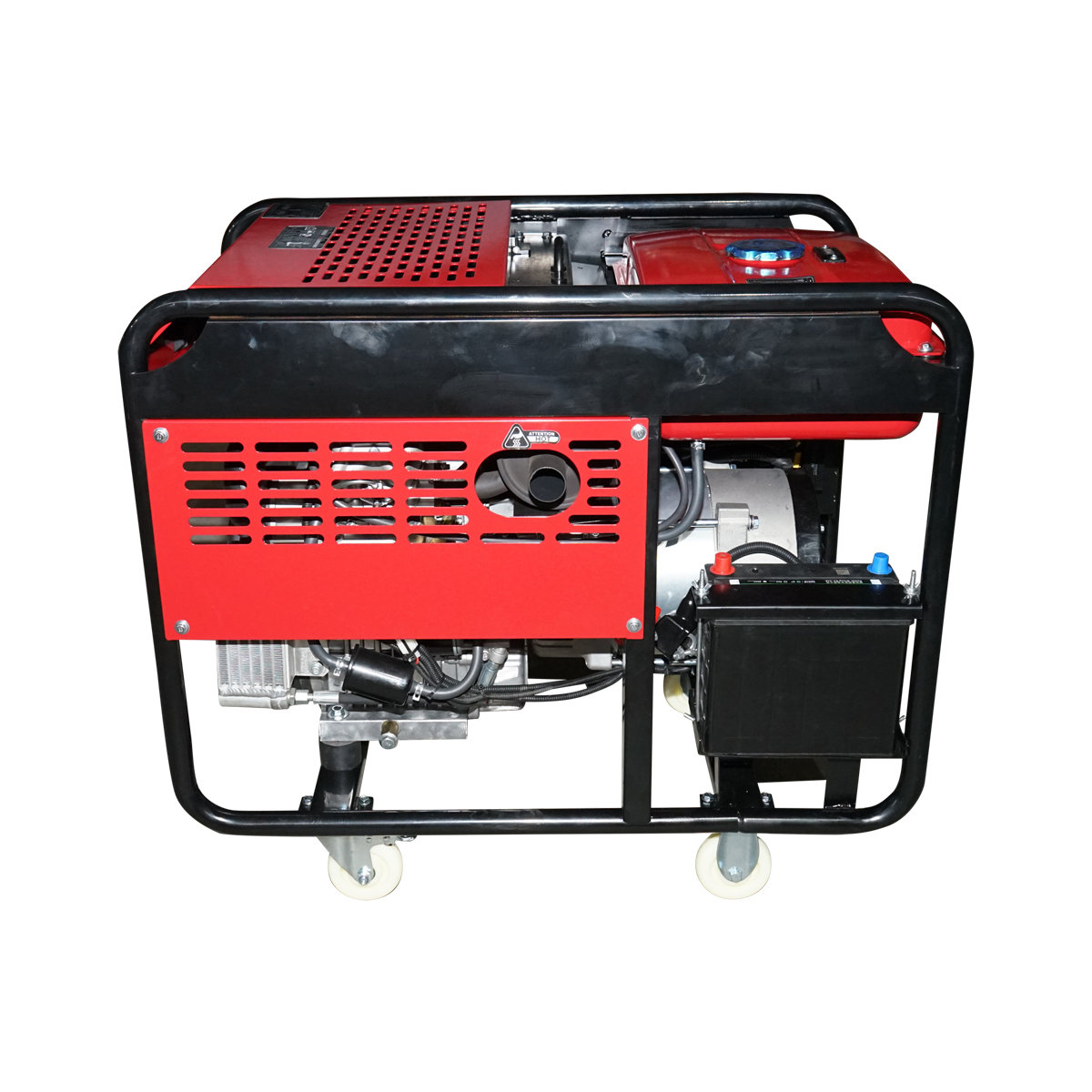 Generator electric Diesel 220V 9KW 50Hz, pornire electrica si AVR Breckner Germany - imagine 2