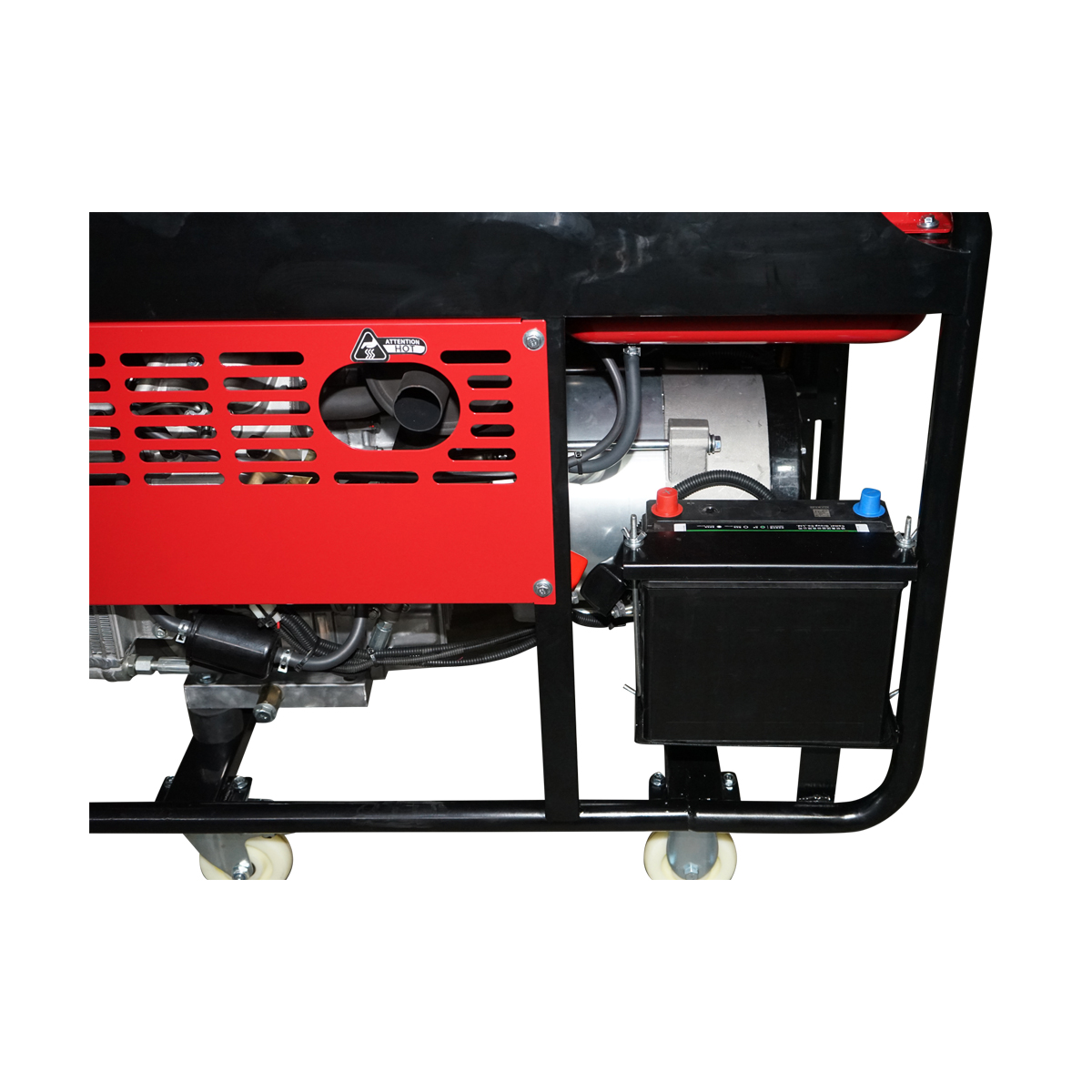 Generator electric Diesel 220V 9KW 50Hz, pornire electrica si AVR Breckner Germany - imagine 6