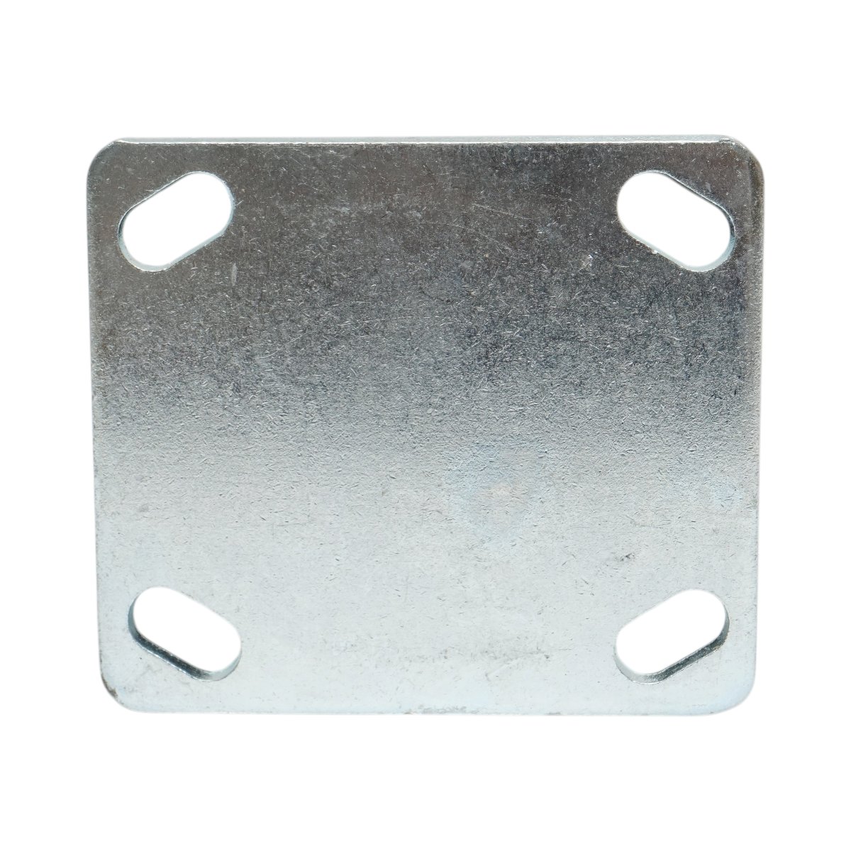 Roata fixa industriala 100x50mm fara frana, cauciuc plin negru, placa otel 115x100mm 100kg - imagine 7