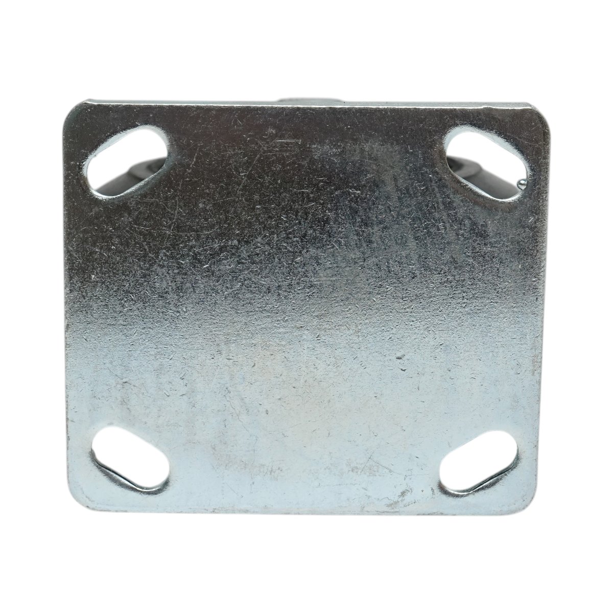 Roata fixa industriala 125x50mm fara frana, cauciuc plin negru, placa otel 115x100mm 130kg - imagine 7