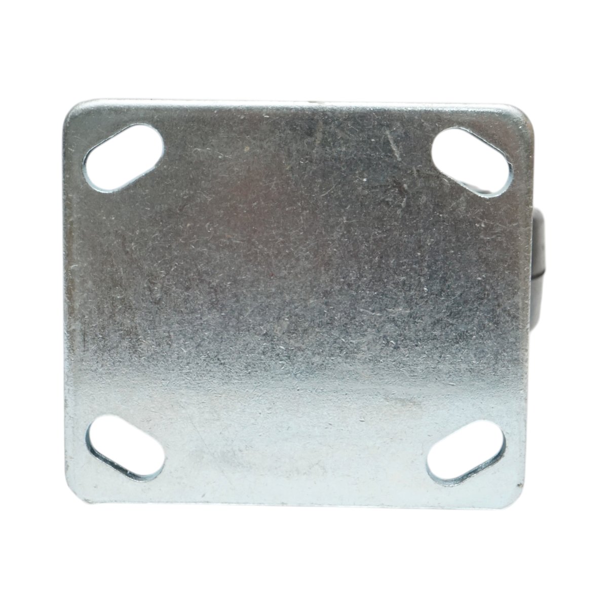 Roata fixa industriala 150x50mm fara frana, cauciuc plin negru, placa otel 115x100mm 200kg - imagine 7