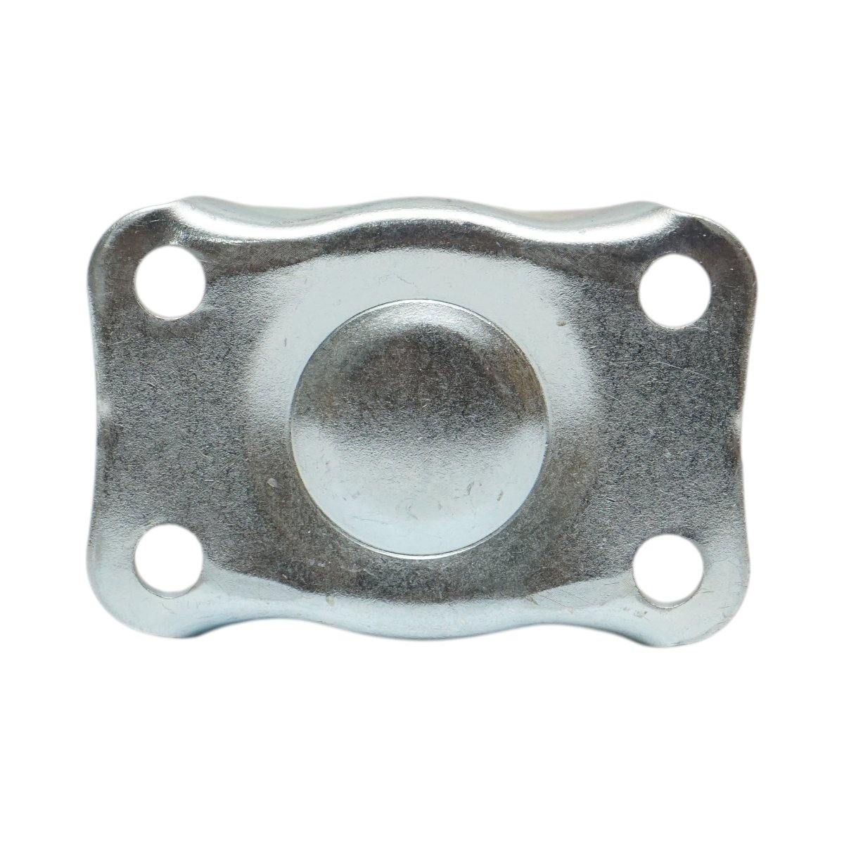 Roata fixa 50x22mm fara frana, polipropilena alba, placa otel 60x41mm 30kg - imagine 7