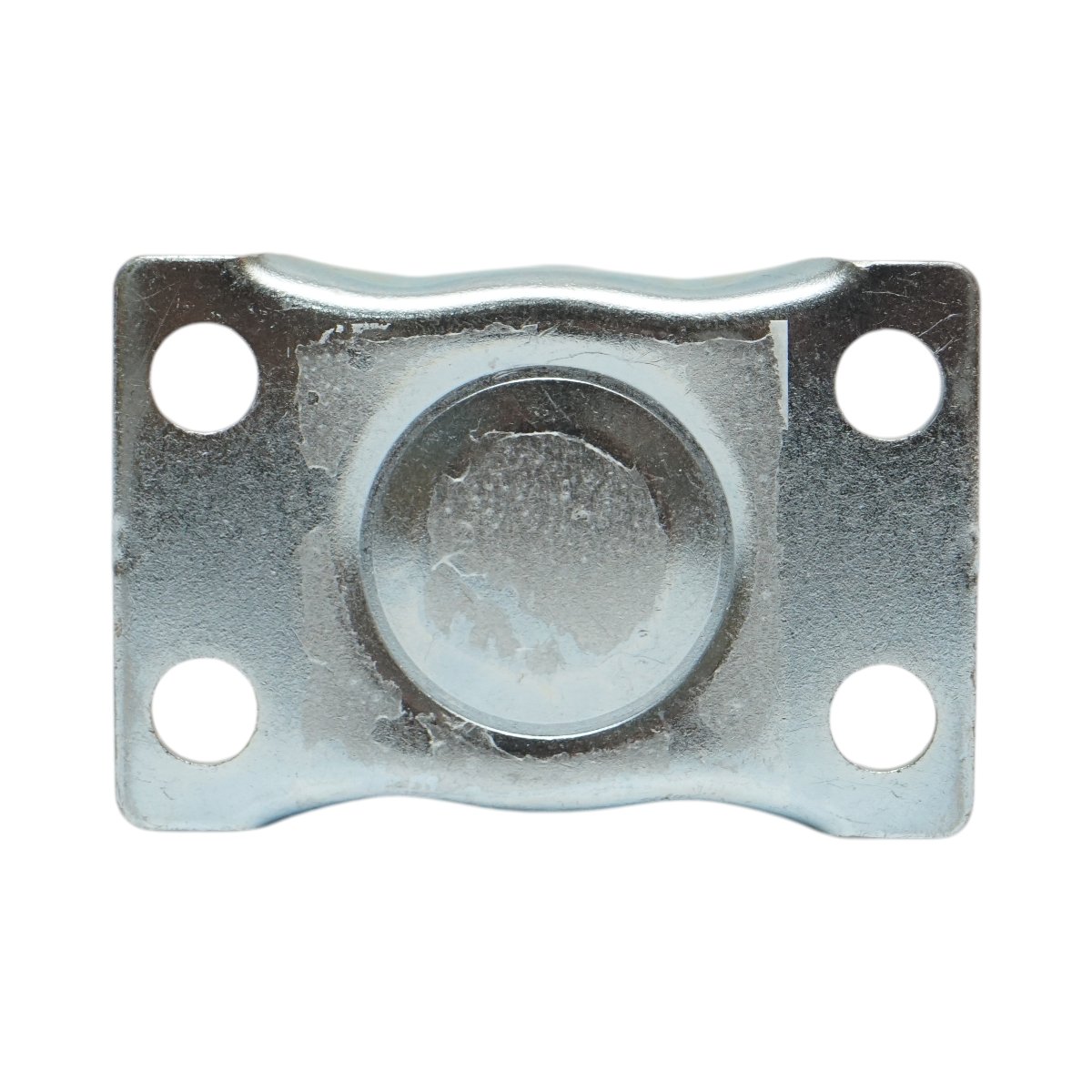 Roata fixa 65x23mm fara frana, polipropilena alba, placa otel 70x44mm 35kg - imagine 7