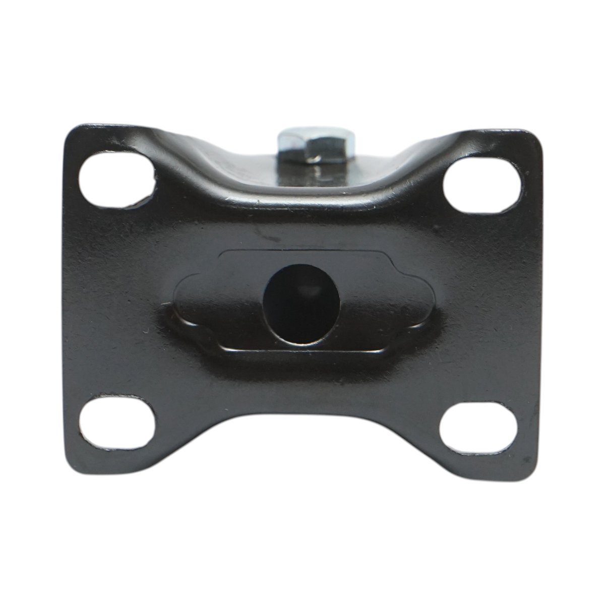 Roata fixa 42x21mm fara frana, PVC negru, placa otel 60x43mm 30kg - imagine 7