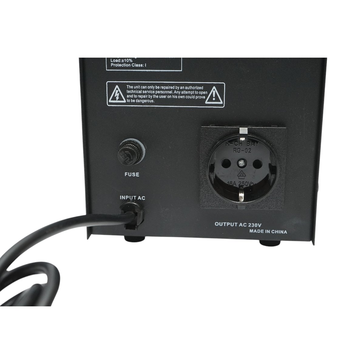 Stabilizator automat de tensiune 1000VA, 800W, 100-260V cu releu monofazat, 1 priza schuko 230V, afisaj LCD Breckner Germany - imagine 9