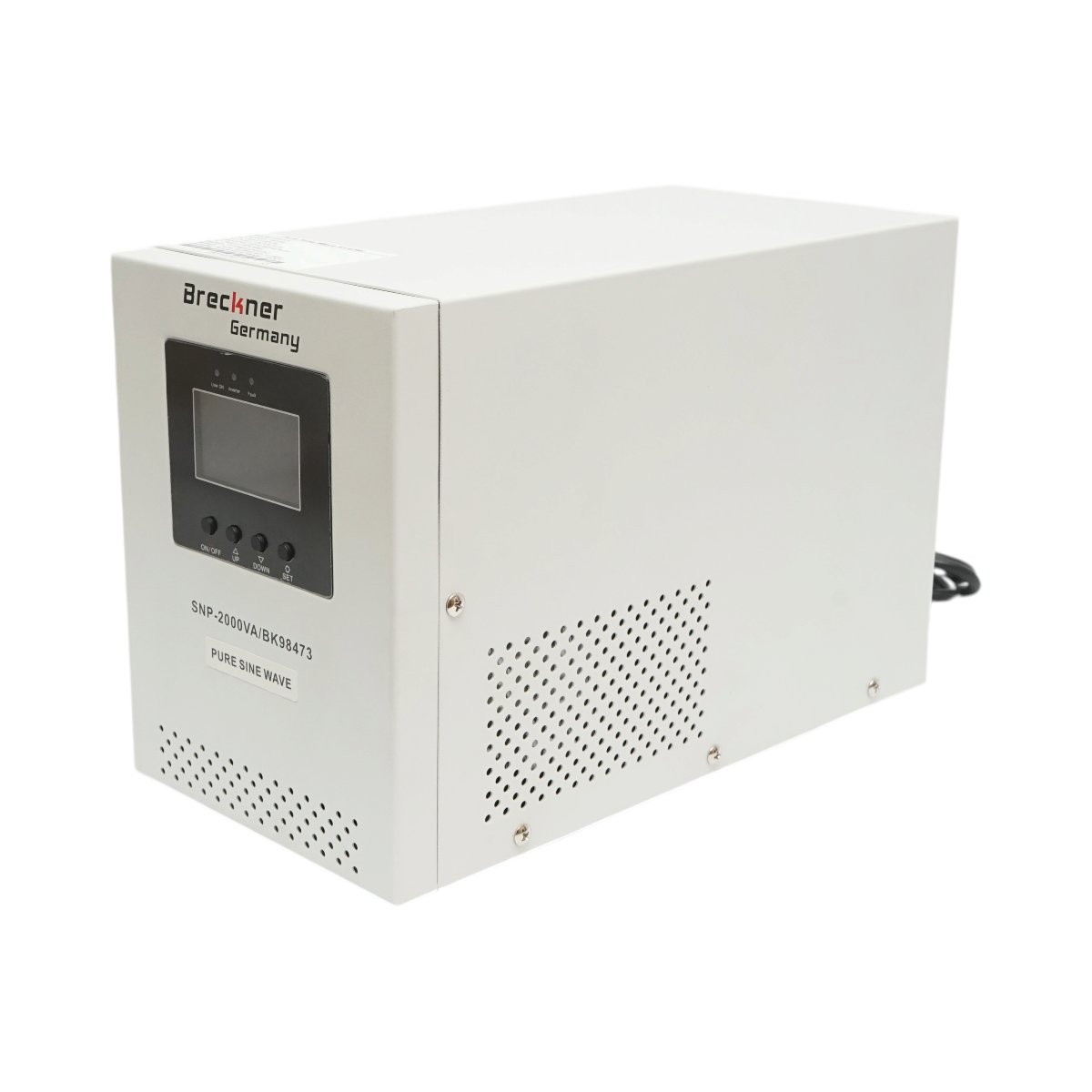 UPS cu invertor centrala termica 1500W/2000VA, unda sinusoidala pura 24V/230V, 1 priza schuko, afisaj LCD, AVR Breckner Germany - imagine 2
