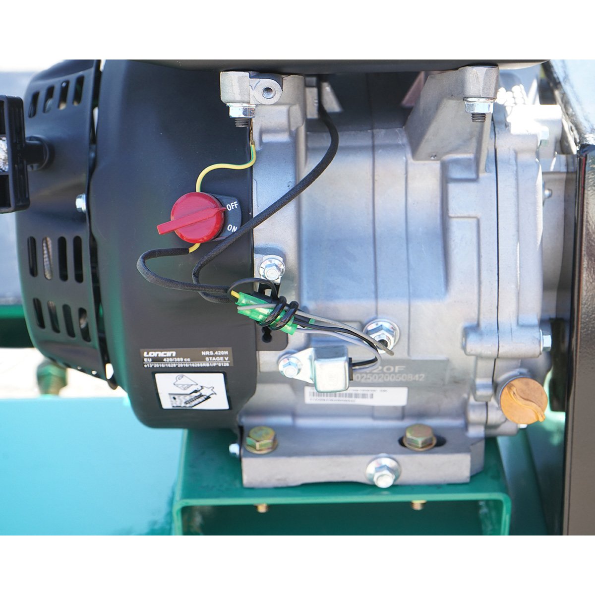 Tocatoare resturi vegetale tractabila ATV150, motor benzina Loncin 15CP, latime de lucru 150cm - imagine 9