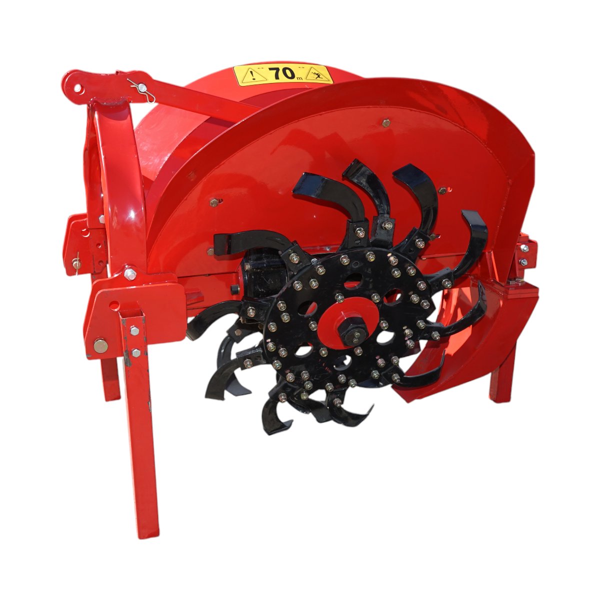 Masina de sapat santuri 350-450mm, adancime 350-450mm pentru tractor 50-80CP, cardan inclus - imagine 2