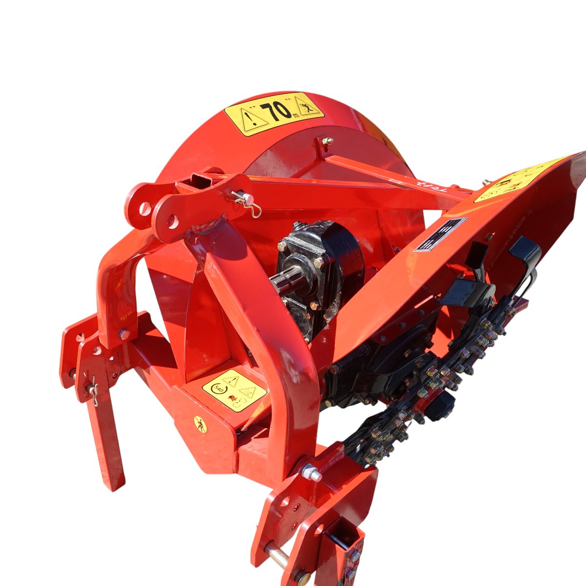 Masina de sapat santuri 350-450mm, adancime 350-450mm pentru tractor 50-80CP, cardan inclus - imagine 6