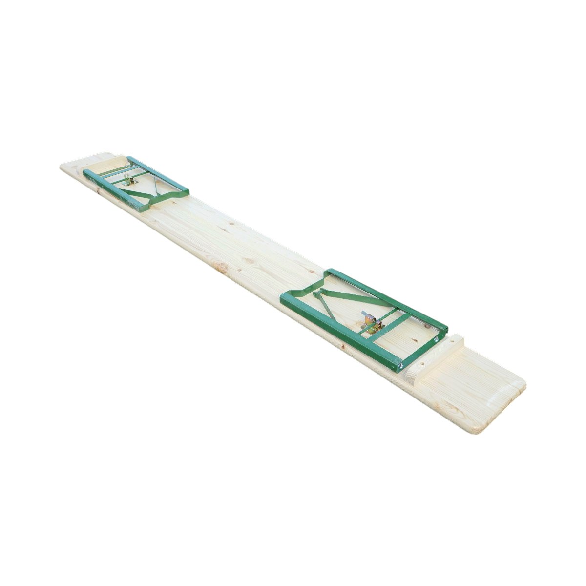 Set berarie cu masa si 2 banci pliabile din lemn masiv pentru gradina, terasa, evenimente 2200x600x770mm - imagine 9