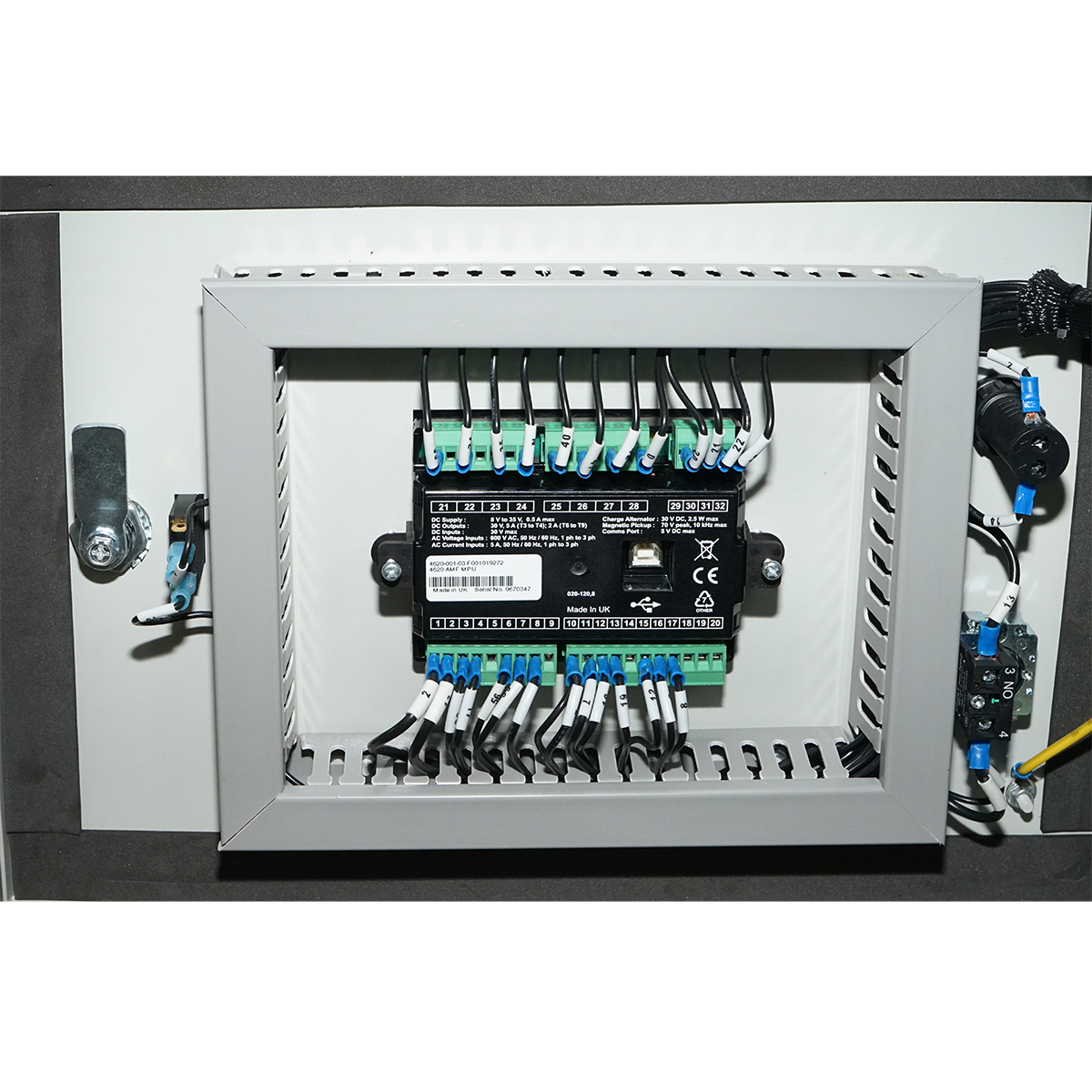 Generator electric trifazat 28KVA, 230/400V cu motor diesel Ricardo N4100DS-30KW - imagine 10