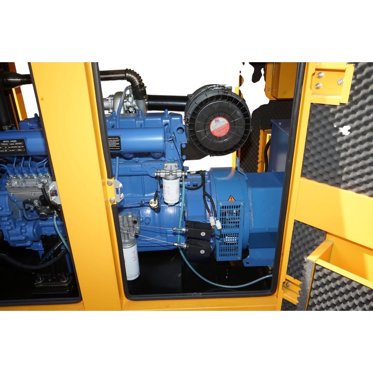 Generator electric trifazat insonorizat 100KVA, 230/400V, motor diesel Ricardo 100kW R6105AZLD Breckner Germany - imagine 8