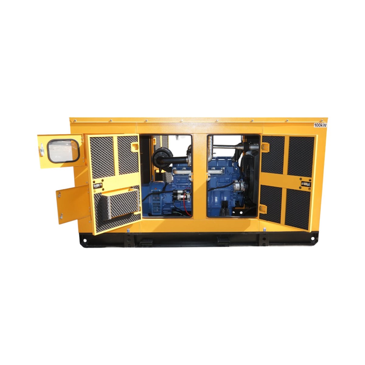 Generator electric trifazat insonorizat 100KVA, 230/400V, motor diesel Ricardo 100kW R6105AZLD Breckner Germany - imagine 3