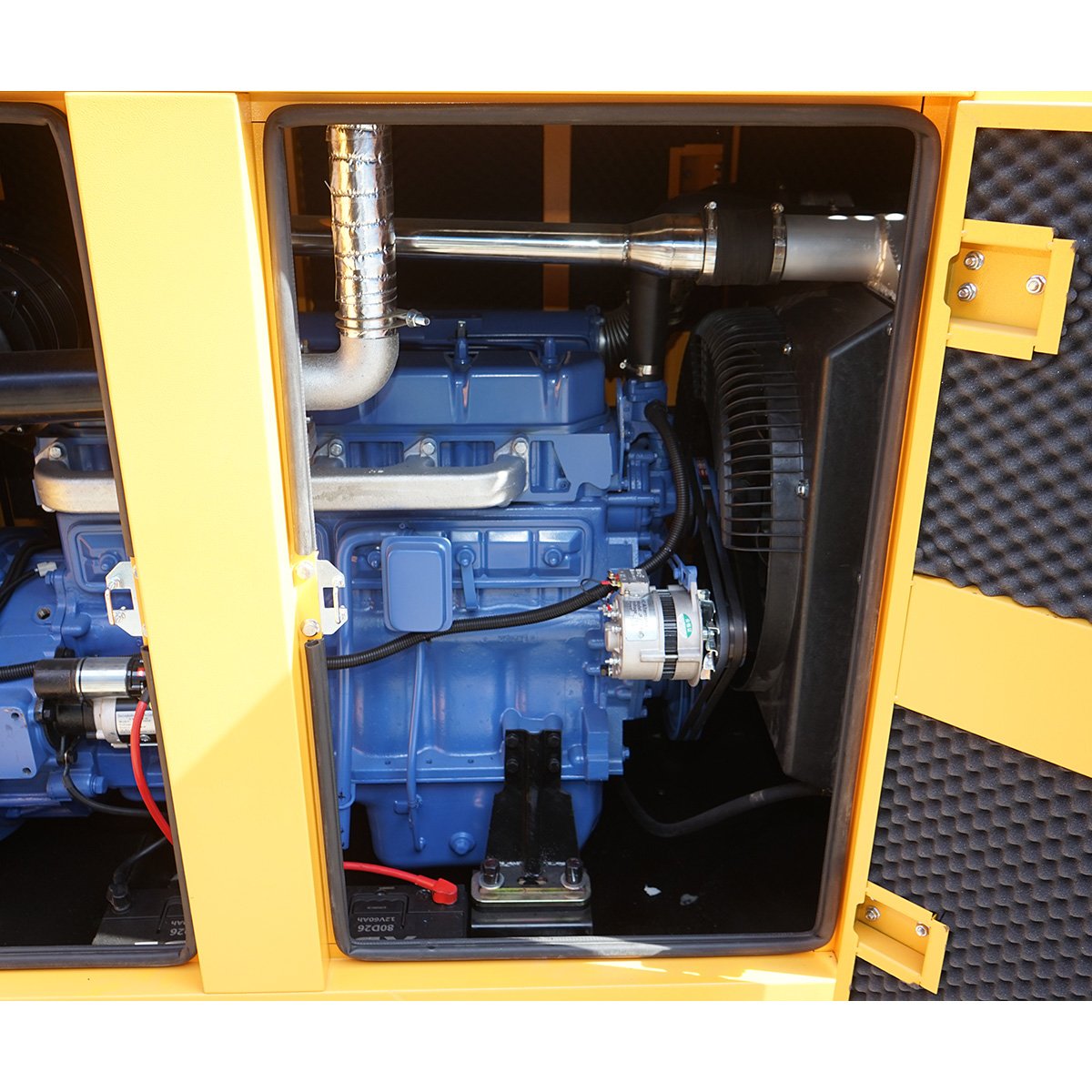 Generator electric trifazat insonorizat 100KVA, 230/400V, motor diesel Ricardo 100kW R6105AZLD Breckner Germany - imagine 7