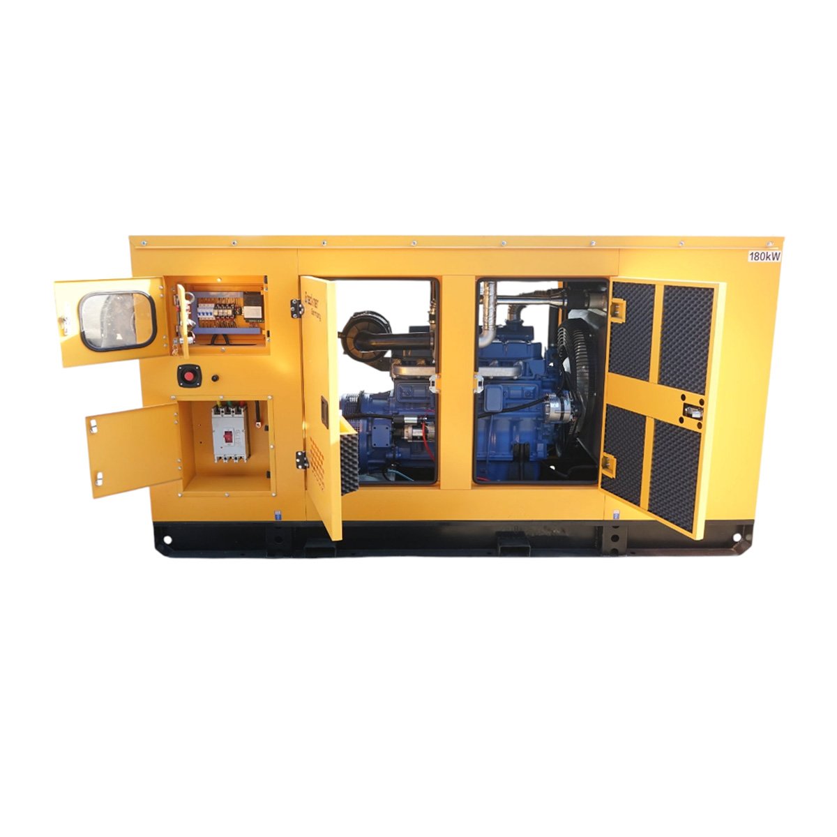 Generator electric trifazat insonorizat 200KVA, 230/400V, motor diesel Ricardo 176kW R6110ZLD Breckner Germany - imagine 4