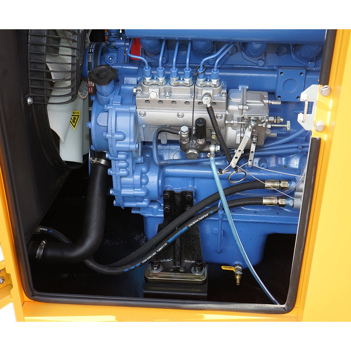 Generator electric trifazat insonorizat 200KVA, 230/400V, motor diesel Ricardo 176kW R6110ZLD Breckner Germany - imagine 9