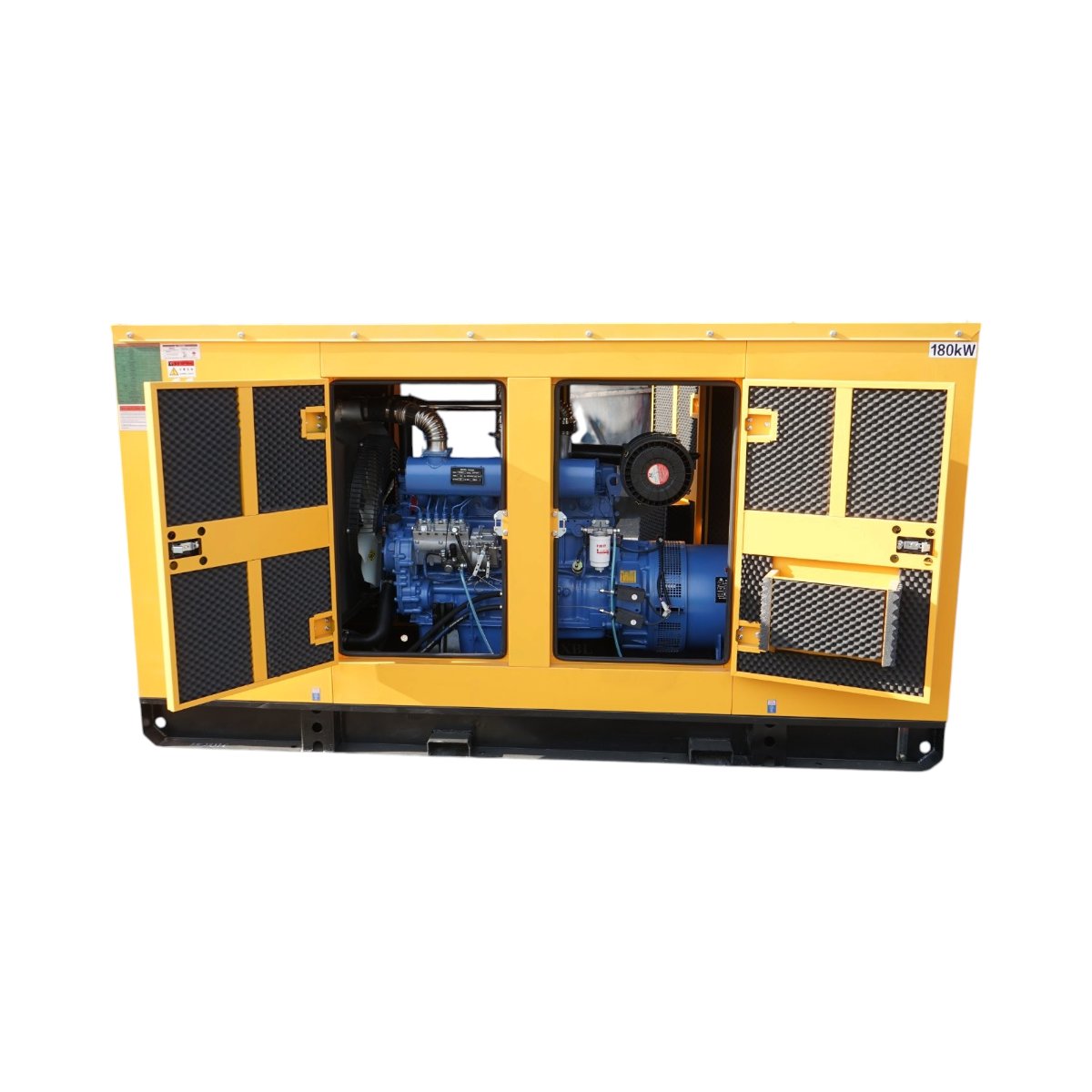 Generator electric trifazat insonorizat 200KVA, 230/400V, motor diesel Ricardo 176kW R6110ZLD Breckner Germany - imagine 3
