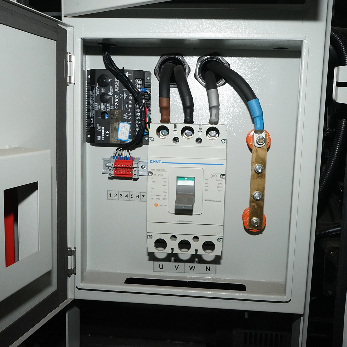 Generator electric trifazat 225KVA, 230/400V cu motor diesel Ricardo R6110ZLDS-176KW - imagine 12