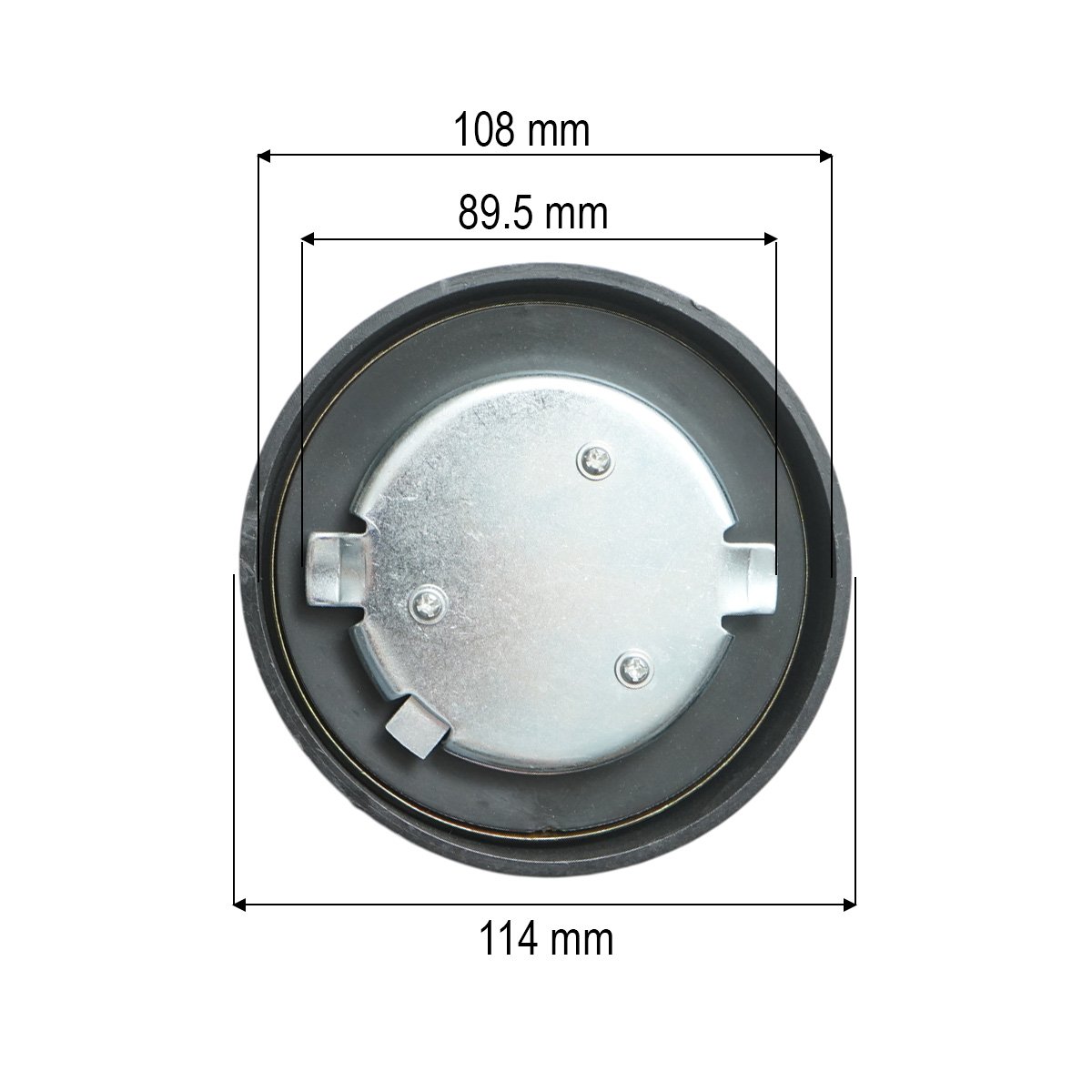 Buson rezervor combustibil cu chei Mercedes-Benz, Iveco, Scania, DAF, MAN 89.5mm cod OEM 0004718430 - imagine 3